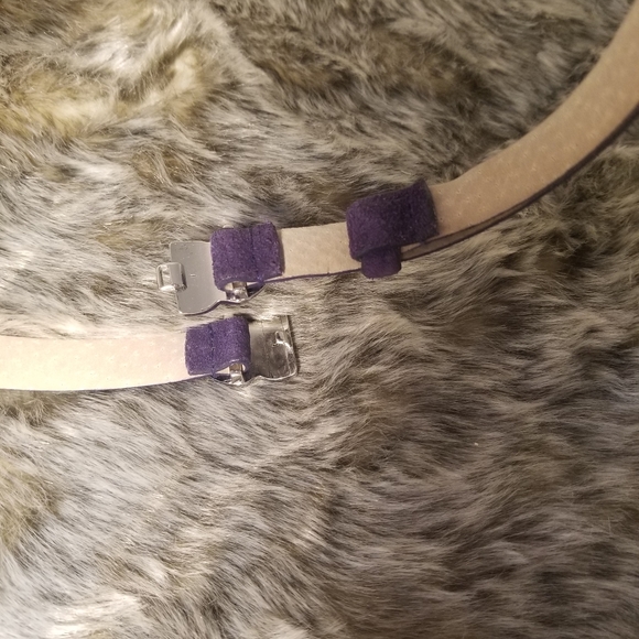 Ralph Lauren Purple Suede FULLY adjustable belt - Picture 4 of 8